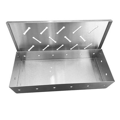 Stainless Steel Smoker Box for Gas & Charcoal Grills by HitMyNeed