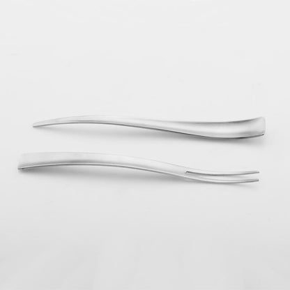 Stainless Steel Snail Tongs with Matching Fork Set by HitMyNeed