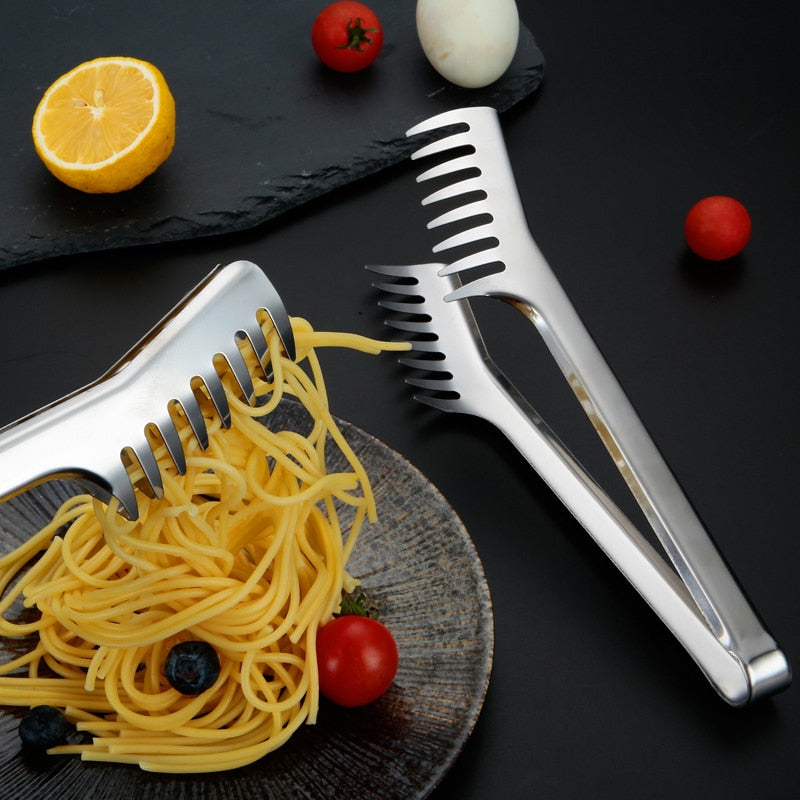 Stainless Steel Spaghetti Tong Pasta Server by HitMyNeed