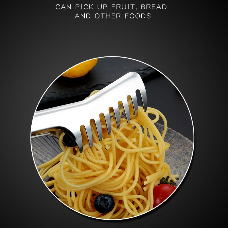Stainless Steel Spaghetti Tong Pasta Server by HitMyNeed