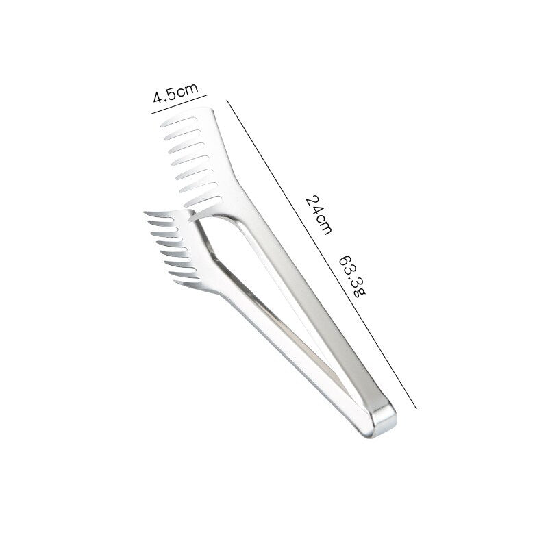 Stainless Steel Spaghetti Tong Pasta Server by HitMyNeed