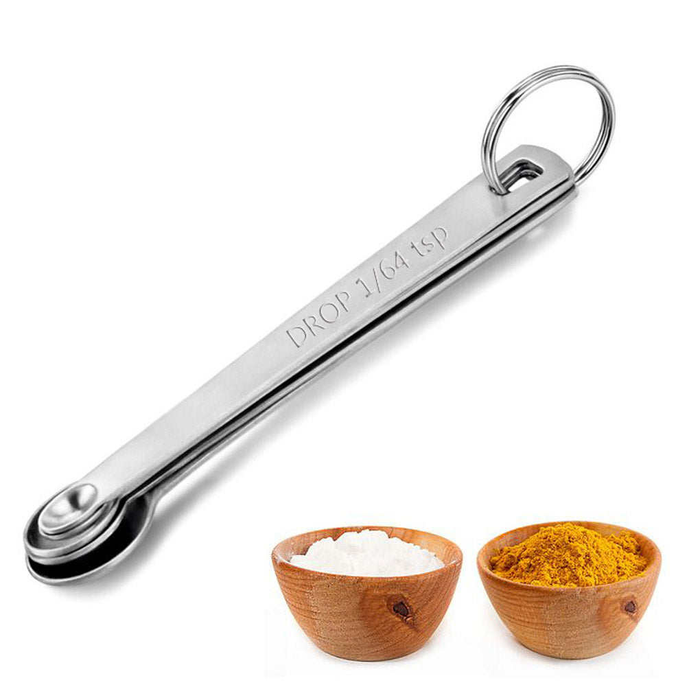 Stainless Steel Spice Measuring Spoons Set, 5 pcs by HitMyNeed
