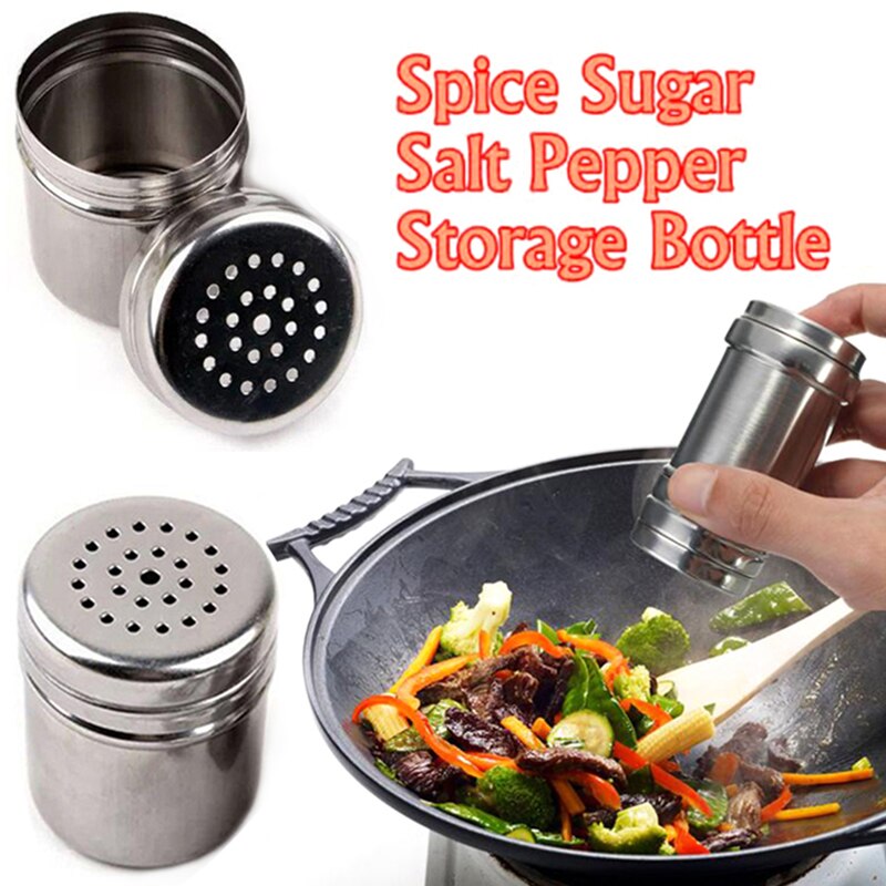 Stainless Steel Spice Shaker Bottle 4.6 x 7 cm by HitMyNeed