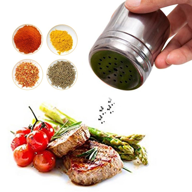Stainless Steel Spice Shaker Bottle 4.6 x 7 cm by HitMyNeed
