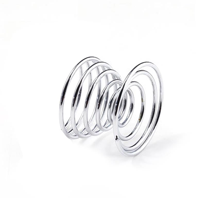 Stainless Steel Spiral Egg Cups (Set of 2) by HitMyNeed