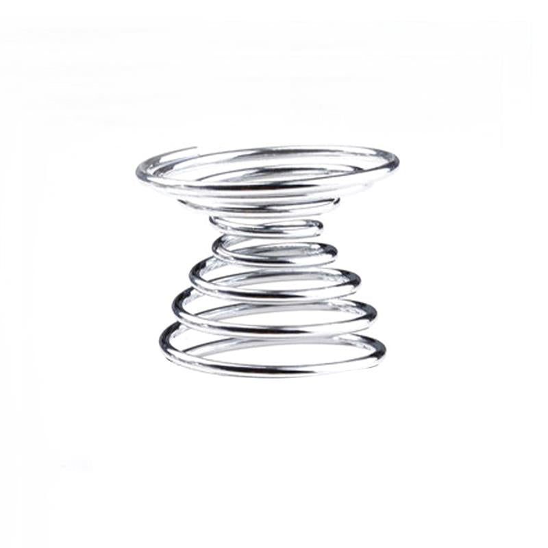 Stainless Steel Spiral Egg Cups (Set of 2) by HitMyNeed