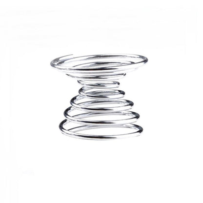 Stainless Steel Spiral Egg Cups (Set of 2) by HitMyNeed