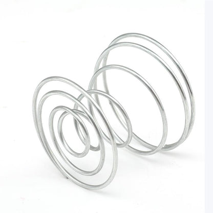 Stainless Steel Spiral Egg Cups (Set of 2) by HitMyNeed
