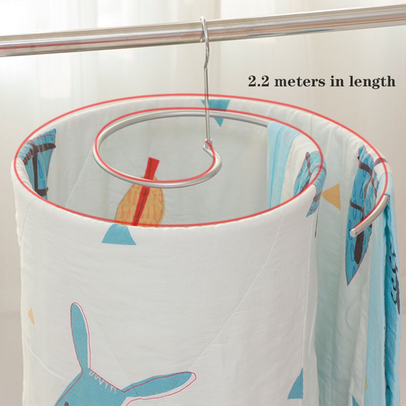 Stainless Steel Spiral Sheet and Towel Drying Hanger by HitMyNeed