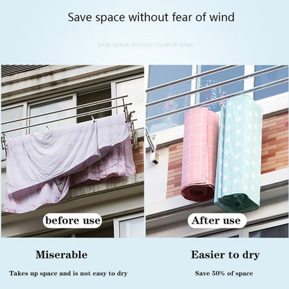 Stainless Steel Spiral Sheet and Towel Drying Hanger by HitMyNeed
