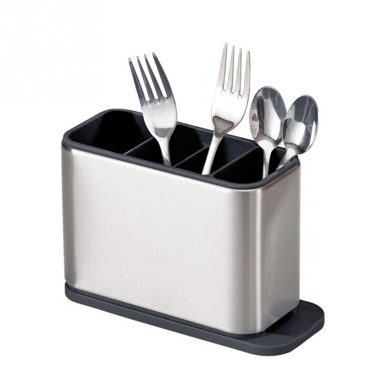 Stainless Steel Spoon and Fork Stand Organizer by HitMyNeed