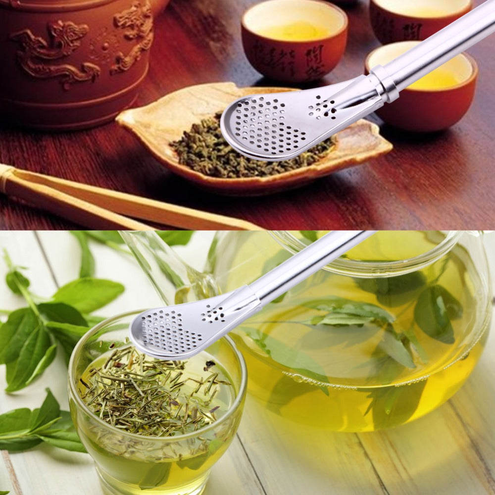Stainless Steel Spoon Straw for Tea & Yerba Mate by HitMyNeed