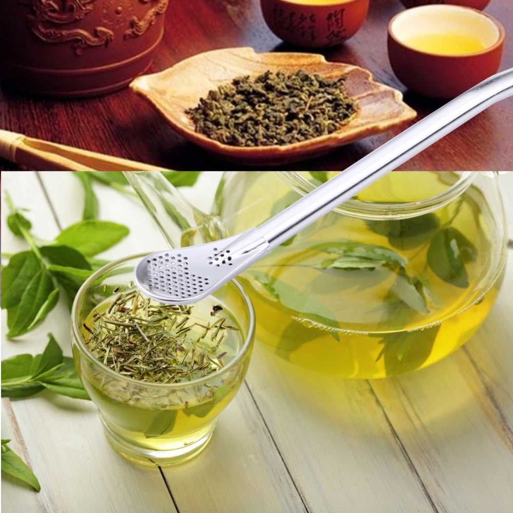 Stainless Steel Spoon Straw for Tea & Yerba Mate by HitMyNeed