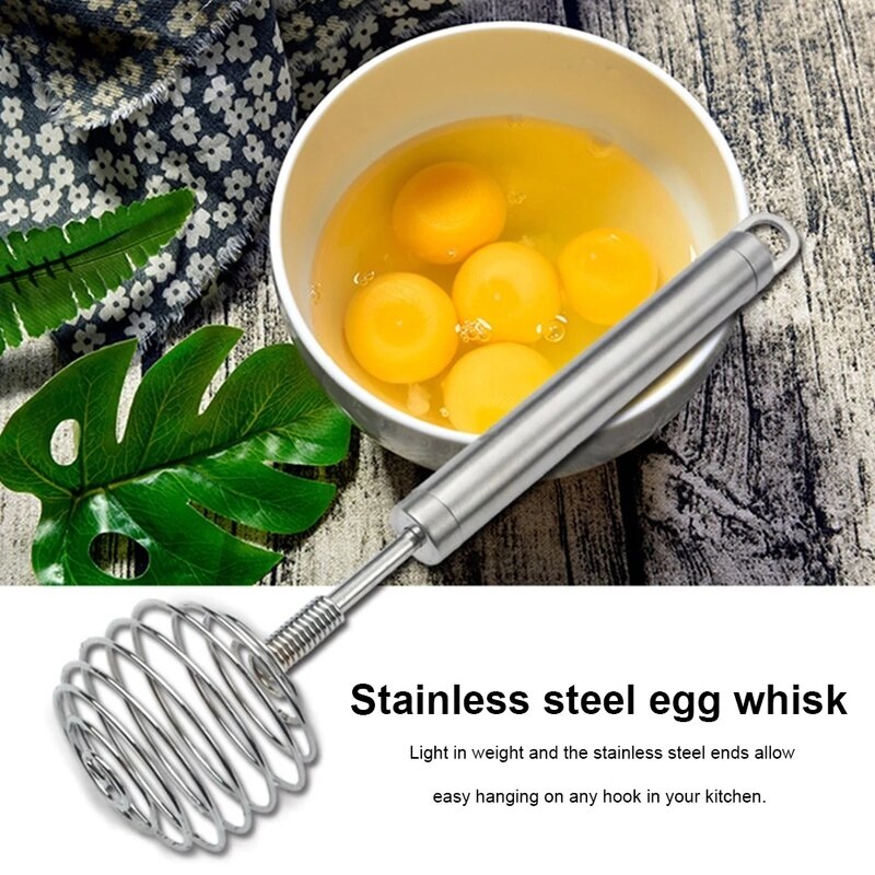 Stainless Steel Spring Coil Whisk 24cm by HitMyNeed