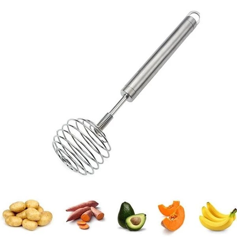 Stainless Steel Spring Coil Whisk 24cm by HitMyNeed
