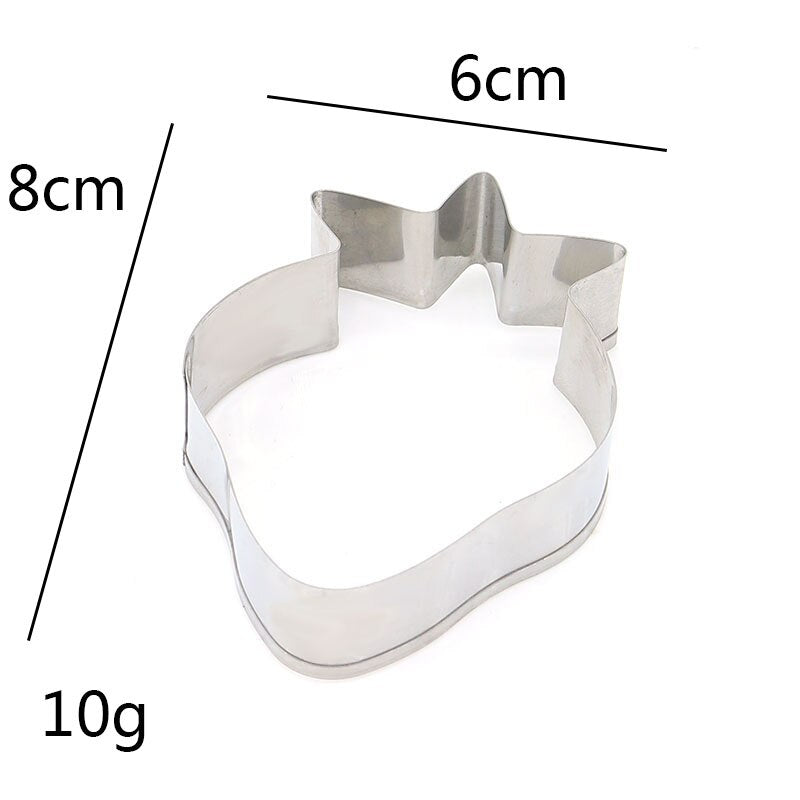 Stainless Steel Strawberry Cookie Cutter 6 x 8 cm by HitMyNeed