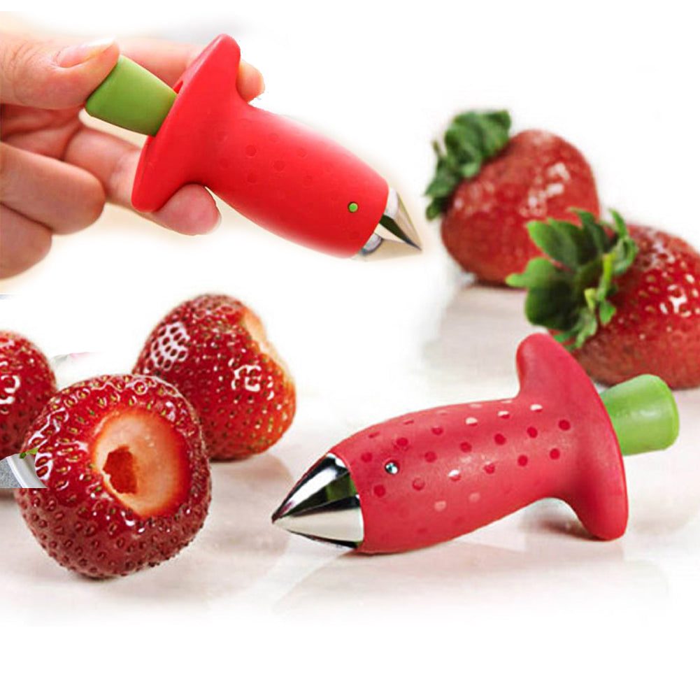 Stainless Steel Strawberry Pitter Tool by HitMyNeed