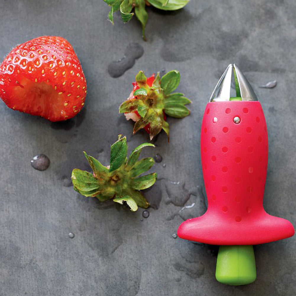 Stainless Steel Strawberry Pitter Tool by HitMyNeed