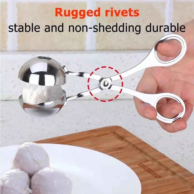 Stainless Steel Stuffed Meatball Maker Spoon by HitMyNeed