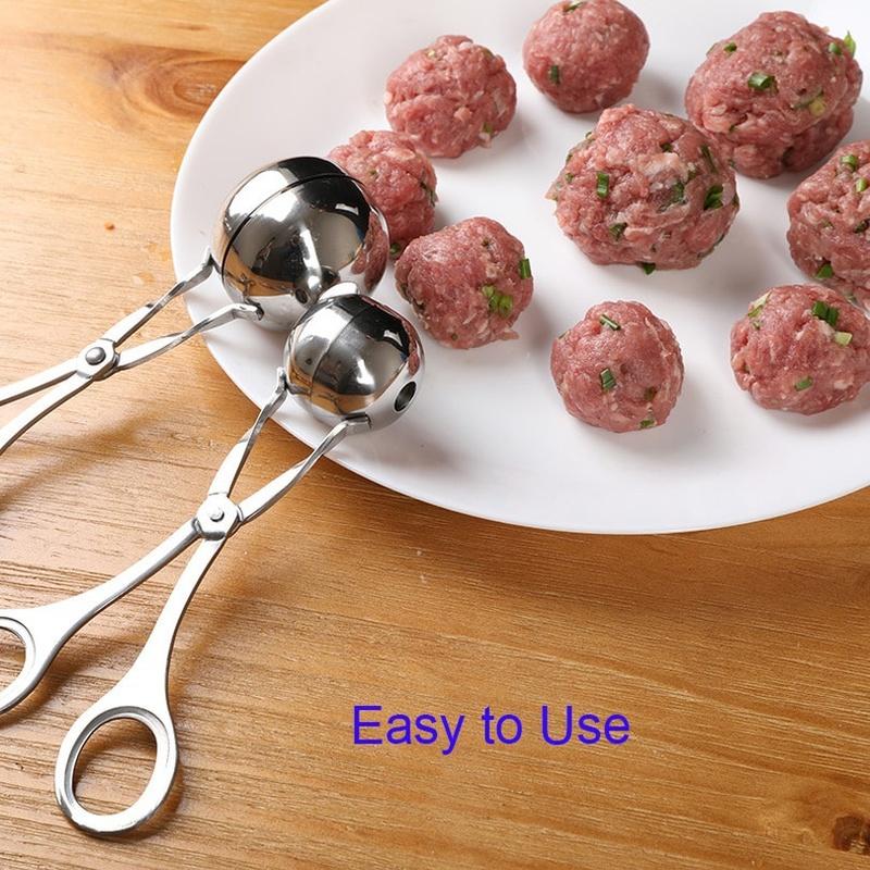 Stainless Steel Stuffed Meatball Maker Spoon by HitMyNeed