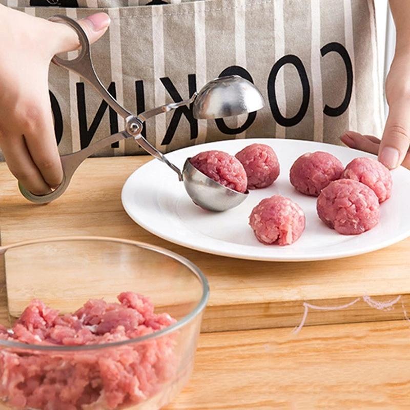 Stainless Steel Stuffed Meatball Maker Spoon large by HitMyNeed