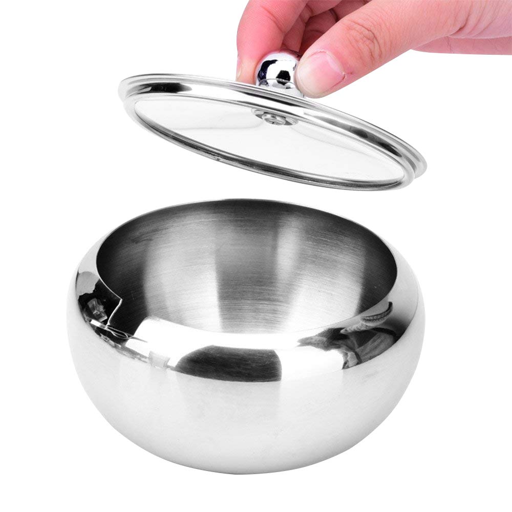 Stainless Steel Sugar Bowl with Scoop and Lid 500ml by HitMyNeed