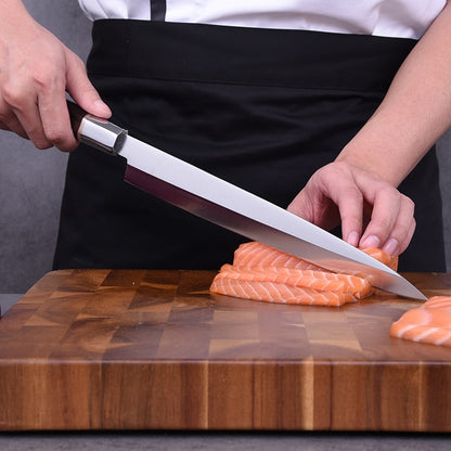 Stainless Steel Sushi Knife with Wood Handle 270mm by HitMyNeed