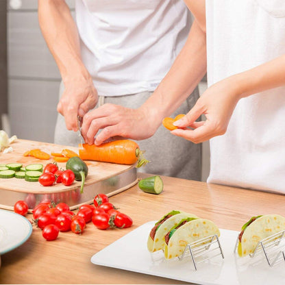 Stainless Steel Taco Holder Stand for 2-3 Tacos by HitMyNeed