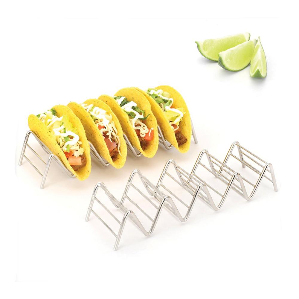 Stainless Steel Taco Rack Holder for 4 Tacos by HitMyNeed