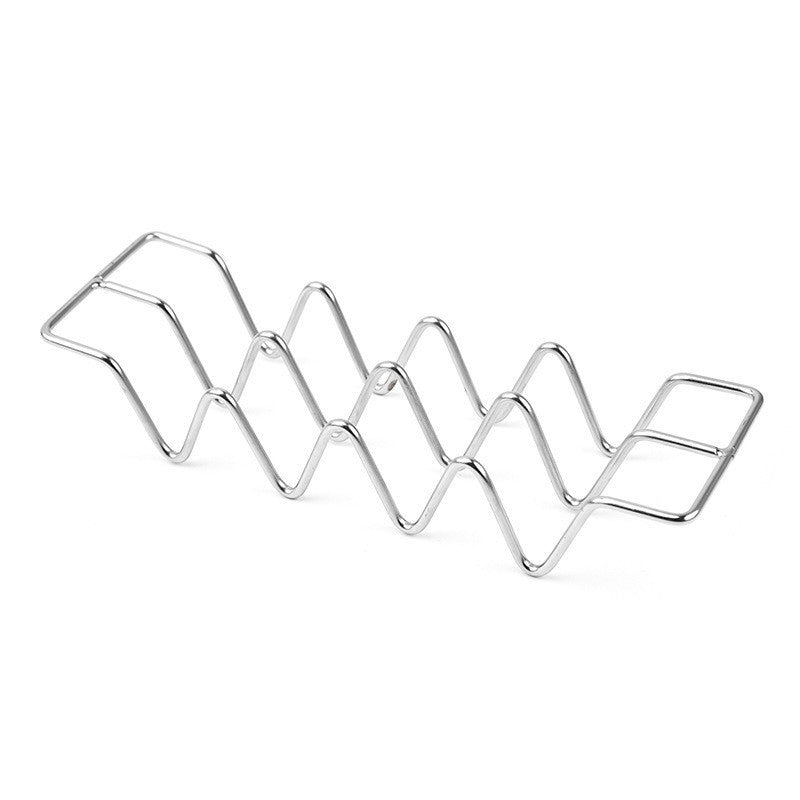 Stainless Steel Taco Rack Holder for 4 Tacos by HitMyNeed