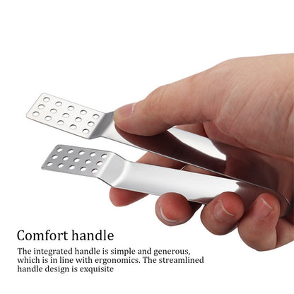 Stainless Steel Tea Bag Tongs with Draining Holes by HitMyNeed