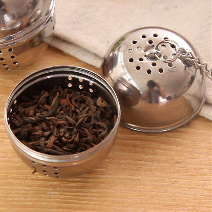 Stainless Steel Tea Ball Infuser with Chain, 4cm by HitMyNeed