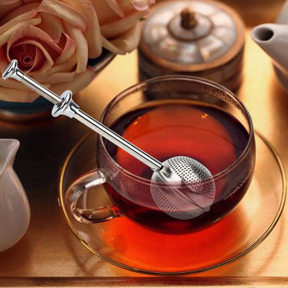 Stainless Steel Tea Strainer Ball with Handle by HitMyNeed