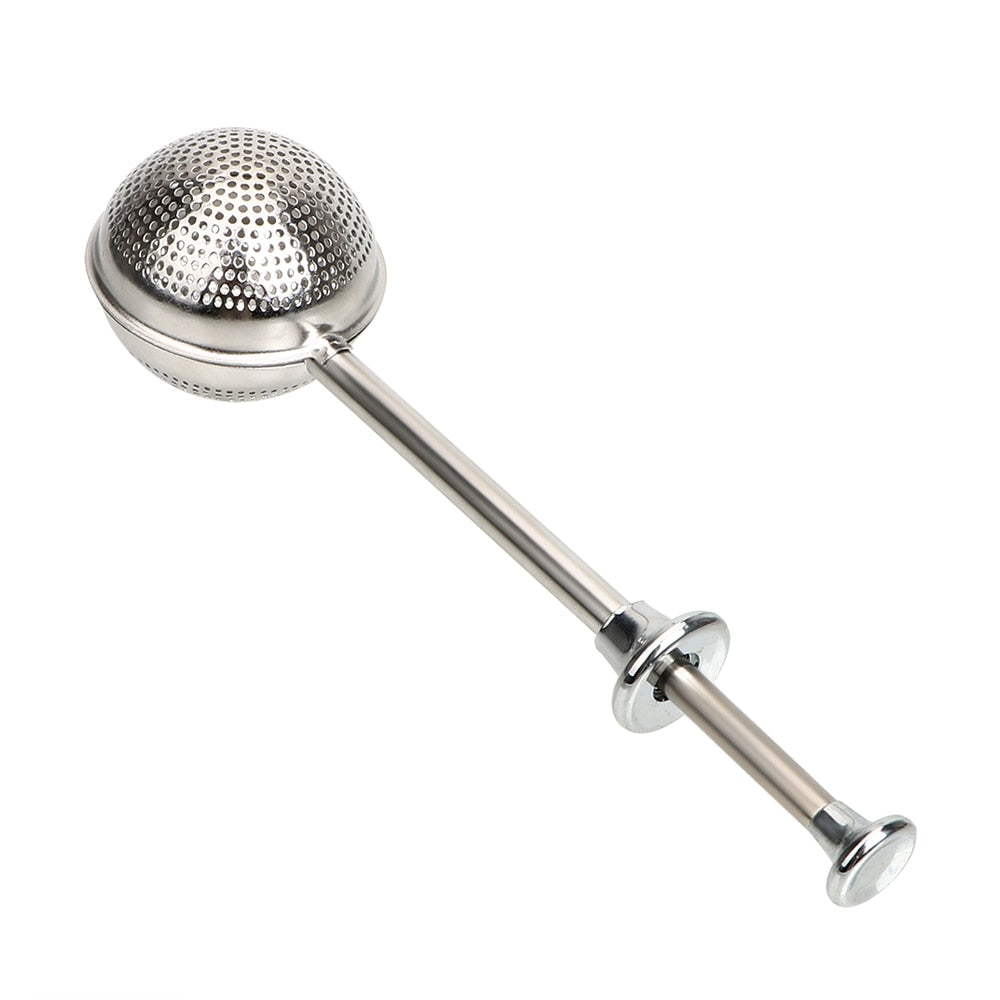 Stainless Steel Tea Strainer Ball with Handle by HitMyNeed