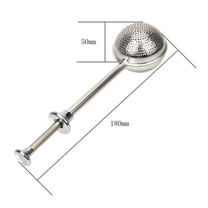 Stainless Steel Tea Strainer Ball with Handle by HitMyNeed