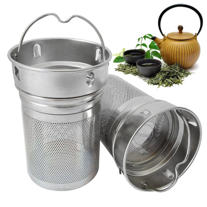 Stainless Steel Tea Strainer Cup with Handle by HitMyNeed