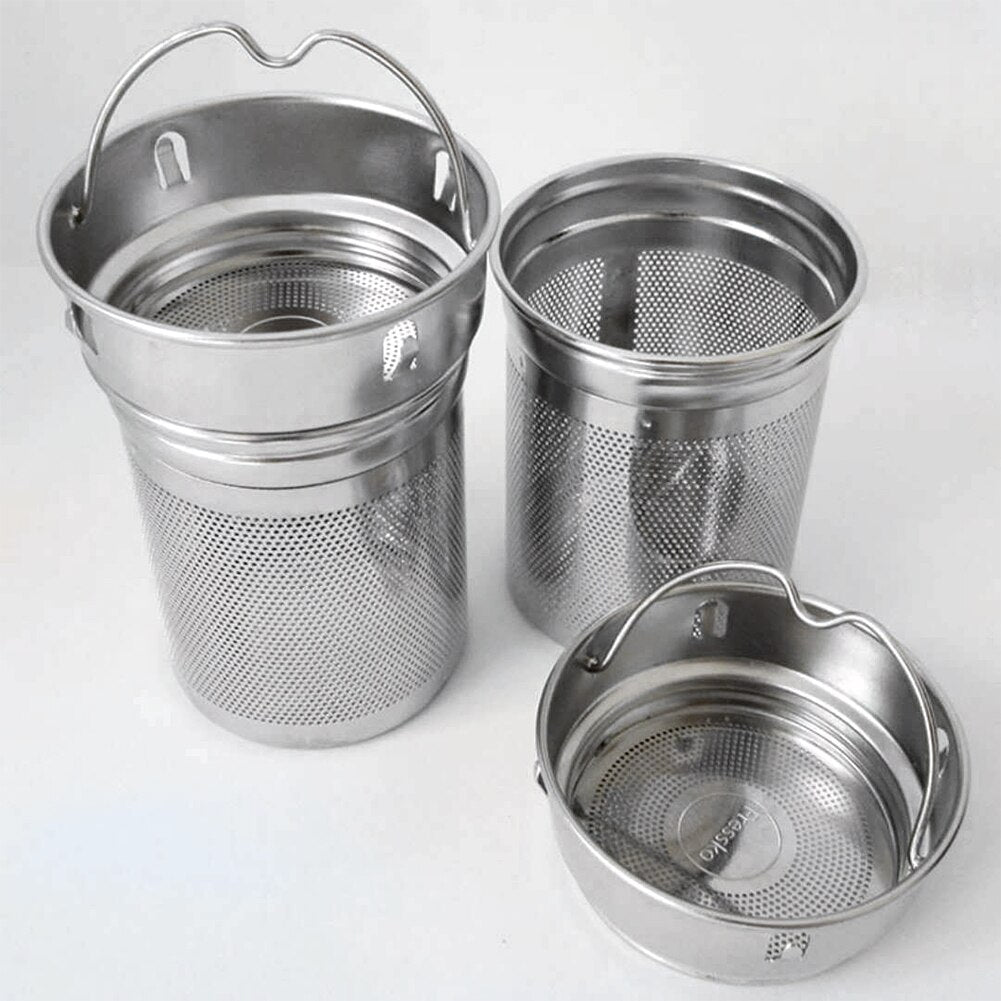 Stainless Steel Tea Strainer Cup with Handle by HitMyNeed