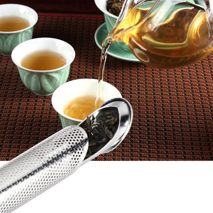 Stainless Steel Tea Strainer Pipe with Hook by HitMyNeed