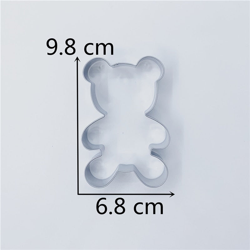 Stainless Steel Teddy Bear Cookie Cutter, Large by HitMyNeed