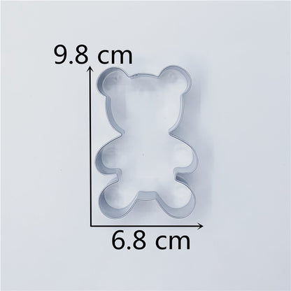 Stainless Steel Teddy Bear Cookie Cutter, Large by HitMyNeed