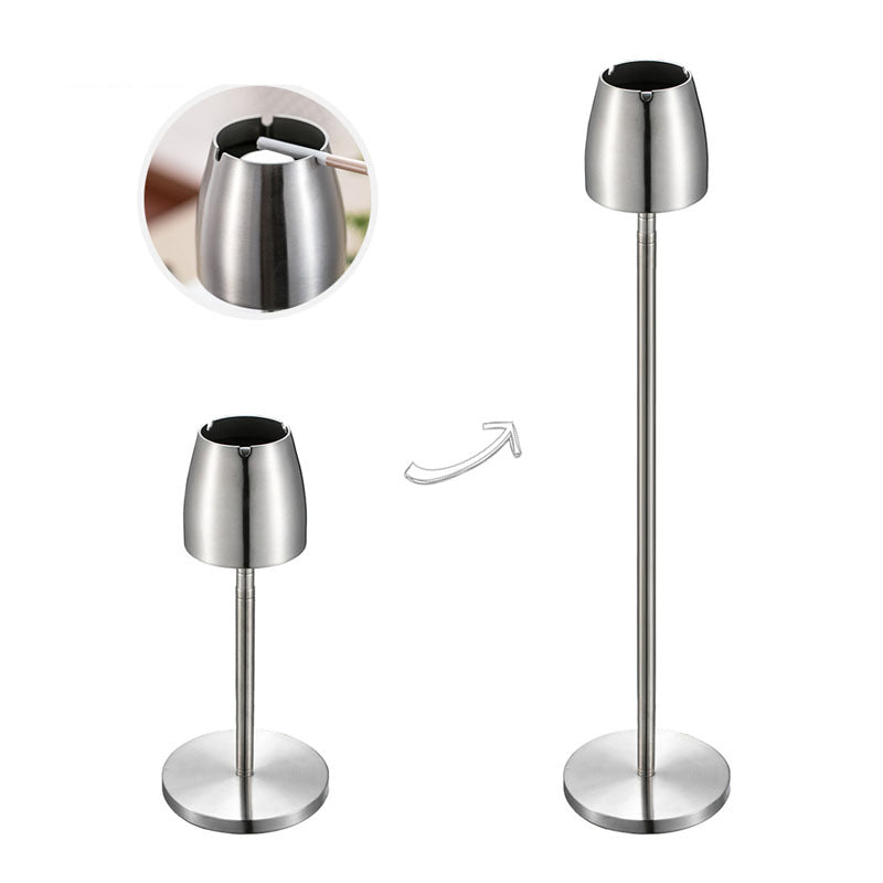Stainless Steel Telescopic Ashtray Stand by HitMyNeed