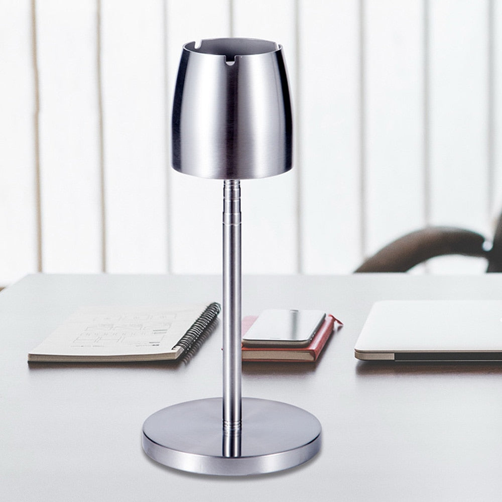 Stainless Steel Telescopic Ashtray Stand by HitMyNeed