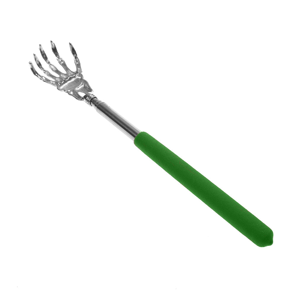 Stainless Steel Telescopic Back Scratcher green by HitMyNeed