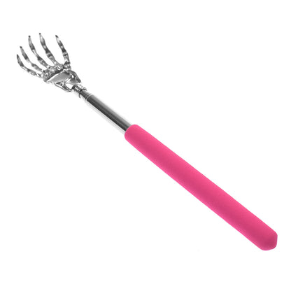 Stainless Steel Telescopic Back Scratcher pink by HitMyNeed