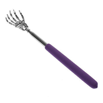 Stainless Steel Telescopic Back Scratcher purple by HitMyNeed