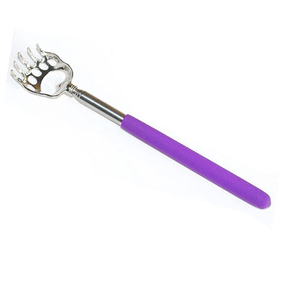 Stainless Steel Telescopic Back Scratcher purple-a by HitMyNeed