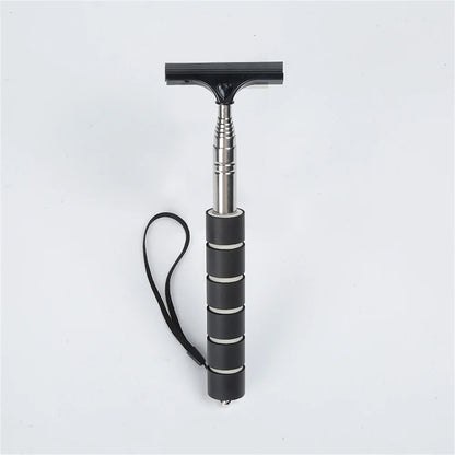 Stainless Steel Telescopic Car Rearview Mirror Wiper black by HitMyNeed