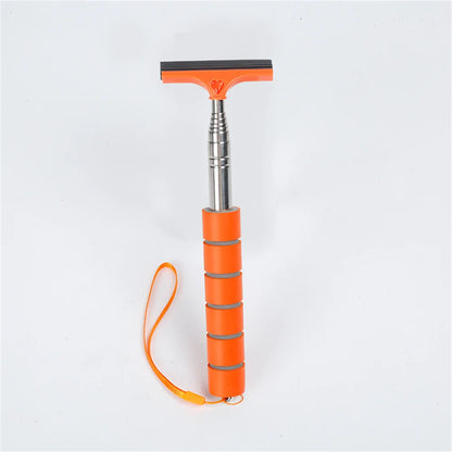 Stainless Steel Telescopic Car Rearview Mirror Wiper orange by HitMyNeed