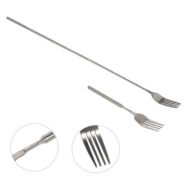 Stainless Steel Telescopic Extendable Fork by HitMyNeed