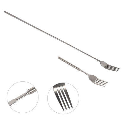 Stainless Steel Telescopic Extendable Fork by HitMyNeed